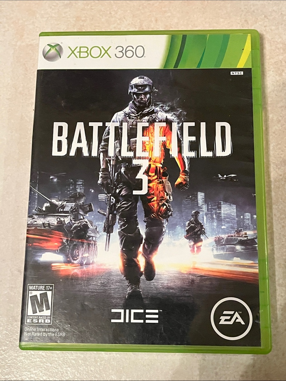 Xbox 360 Video Game BATTLEFIELD 3 Pre-Owned